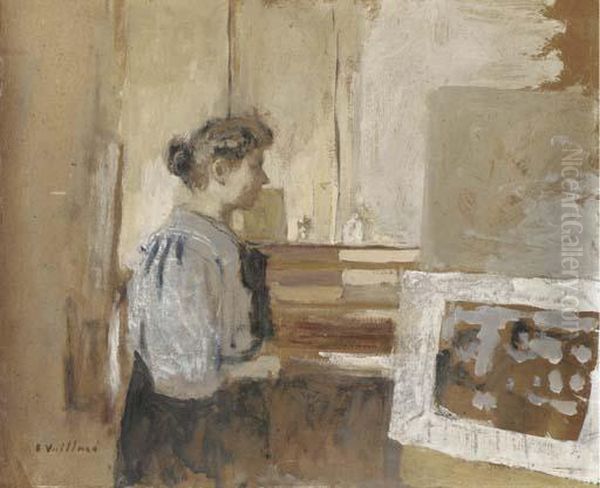 Femme Dans L'atelier - view 1