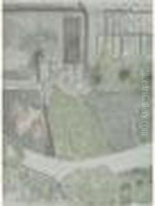 Le Jardin Devant L'atelier by Jean-Edouard Vuillard