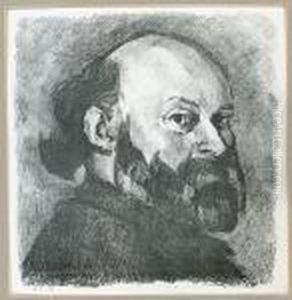 Portrait Of Cezanne (marx 51) by Jean-Edouard Vuillard