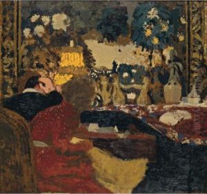 Devant La Tapisserie: Misia Et Thadee Natanson, Rue St. Florentin by Jean-Edouard Vuillard