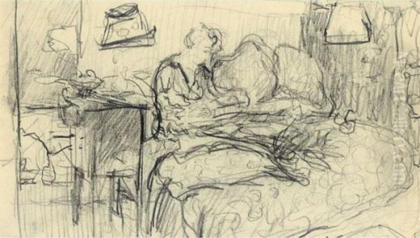 Femme Au Lit - view 1