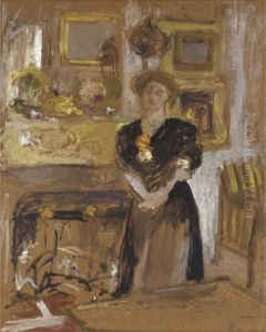 Portrait De Madame Marie Des Jardins-fontaine by Jean-Edouard Vuillard