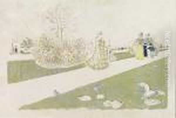 Le Jardin Des Tuileries<</b> - view 1