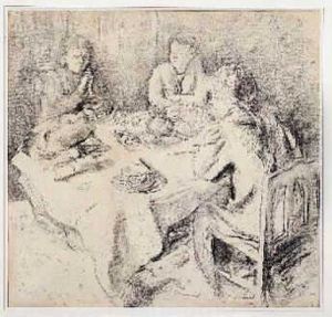 Dejeuner Chez Vuillard,1915 by Jean-Edouard Vuillard