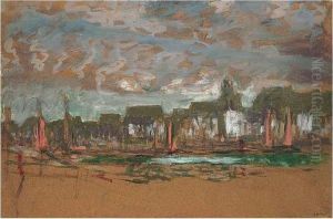 Port Le Soir by Jean-Edouard Vuillard