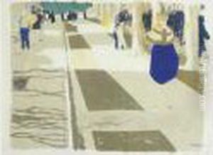 L'avenue. 1899 by Jean-Edouard Vuillard