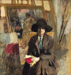 Elve Dans Le Louvre by Jean-Edouard Vuillard