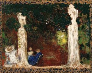 Au Jardin
Oil On Board Laid Down On Canvas