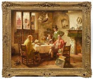 Barocke Handelsherrenrunde by Fritz Wagner