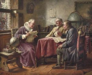 In The Astronomer's Chamber by Fritz Wagner