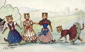 The Chorus by Louis Wain