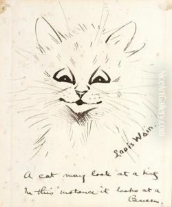 "a Cat May Look At A King, In This Instance It Looks At A Queen'