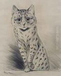 Sad Cat by Louis Wain