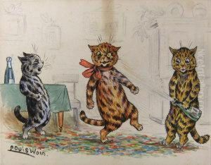 "i Had An Eye Opener" by Louis Wain