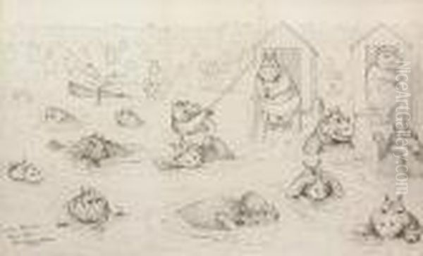 Hippos At The Seaside - view 1