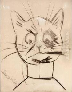 "it's Rude Tostare" by Louis Wain