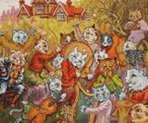 And The Band Plays On! by Louis Wain