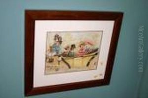 Caricature Scenes With Cats by Louis Wain