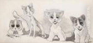 Surprise And Delight by Louis Wain