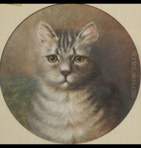 Portrait Of A Cat by Louis Wain