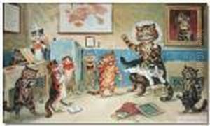 The Naughtypuss by Louis Wain
