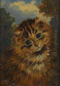 You Flatter Me! by Louis Wain