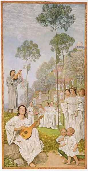 Heaven, illustration from Festkalender published in Leipzig c.1910 - view 1