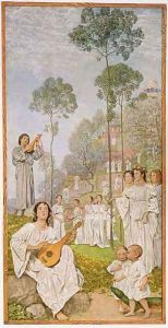 Heaven, illustration from Festkalender published in Leipzig c.1910 by Hans Thoma