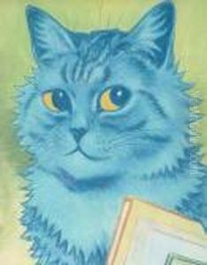 Pensive Puss by Louis Wain