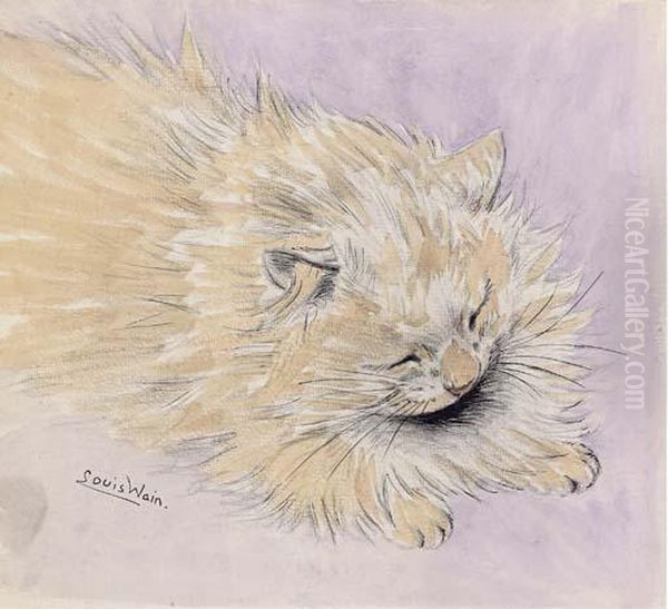 Cat Sleeping - view 1