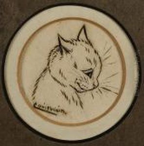 A Contented Cat by Louis Wain