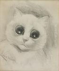 Starry Eyed Cat by Louis Wain