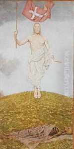 The Resurrection of Christ, illustration from Festkalender published in Leipzig c.1910 by Hans Thoma