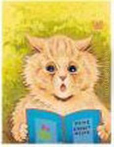 Home Sweet Home; The Laughing Cat by Louis Wain