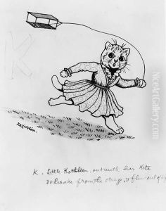 'k. Little Kathleen, Out With Her Kite