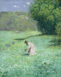 Woodland Meadow, 1876 by Hans Thoma