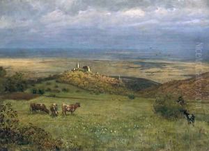 View of Kronberg in Taunus, Germany, 1879 by Hans Thoma