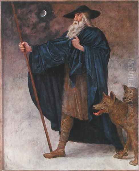 December, illustration from Festkalender published in Leipzig c.1910 - view 1
