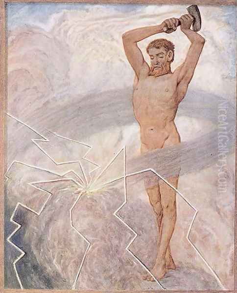 July, illustration from Festkalender published in Leipzig c.1910 - view 1