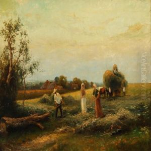 Harvest Scene by Ernst Walbourn