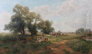 Gathering Field Peas by Ernst Walbourn