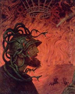 Mars, illustration from Festkalender published in Leipzig c.1910