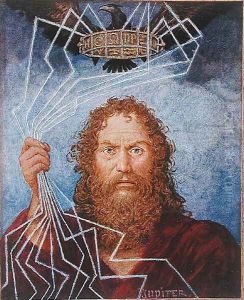 Jupiter, illustration from Festkalender published in Leipzig c.1910