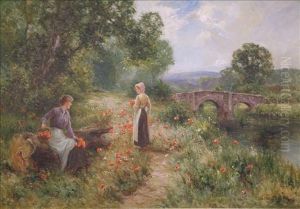 Gathering Poppies by Ernst Walbourn