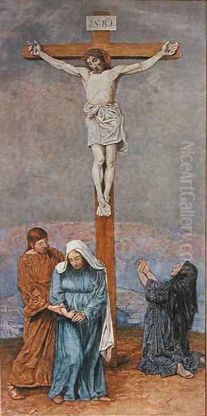 The Crucifixion, illustration from Festkalender published in Leipzig c.1910 - view 1