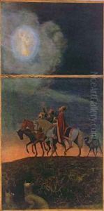 The Three Magi, illustration from Festkalender published in Leipzig c.1910