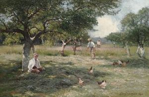 In The Orchard by Ernst Walbourn