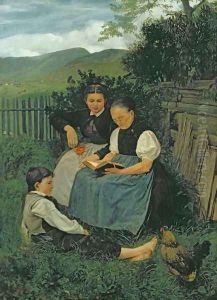 The End of the Day, 1868 by Hans Thoma