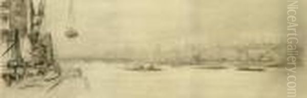 Panoramic View Of The Thames - view 1