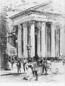 A Corner Of The Pantheon, Rome